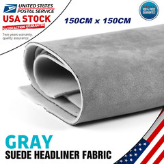 150x150CM Headliner Fabric Auto Roof Lining DIY Replacement Repair Foam Backing