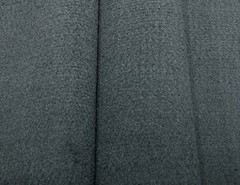 SHERPA GRAY GREY FAUX LAMB SHEEP WOOL FUR TEXTURED FABRIC BY 1/2(0.5) YARD 56″W