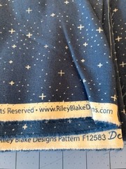 Riley Blake Little Stars Flannel Fabric 1.9 yards. # F12583 (2022) RBD Designs