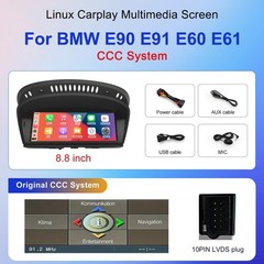 8.8 Inch Linux Screen for BMW 2005-2008 Years 3/5 Series E60 E61 E90 E91 E92 …