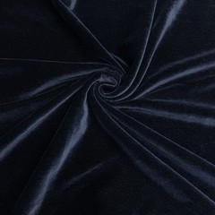 Fabric By The Yard Midnight Blue Mohair Velvet Lustrous Sheen 51” See Descriptio