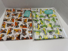 Lily & Loom Quilt Backing Fabric Toy Tractors & Trucks 3-Yards & 1 Yard NEW