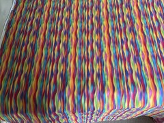 Fabric Colorful Wave Rainbow By Fabric Tradition 43X 38”330