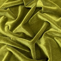 Princess LIGHT OLIVE GREEN Polyester Spandex Stretch Velvet Fabric by the Yard