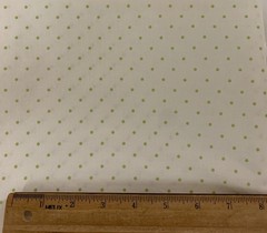 “Simply Sweet” Polka Dot Fabric By Barbara Jones & Henry Glass Green White BTHY