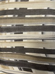 Silk Batiste Horizontal Stripes Vertical Waves Print Fabric By The Yard 54″ Wide