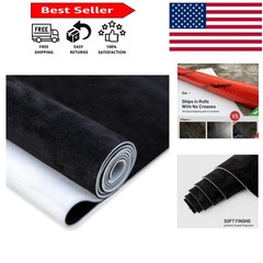 Versatile 54″×60″ Black Faux Suede Headliner – Ideal for Car/Truck Repairs