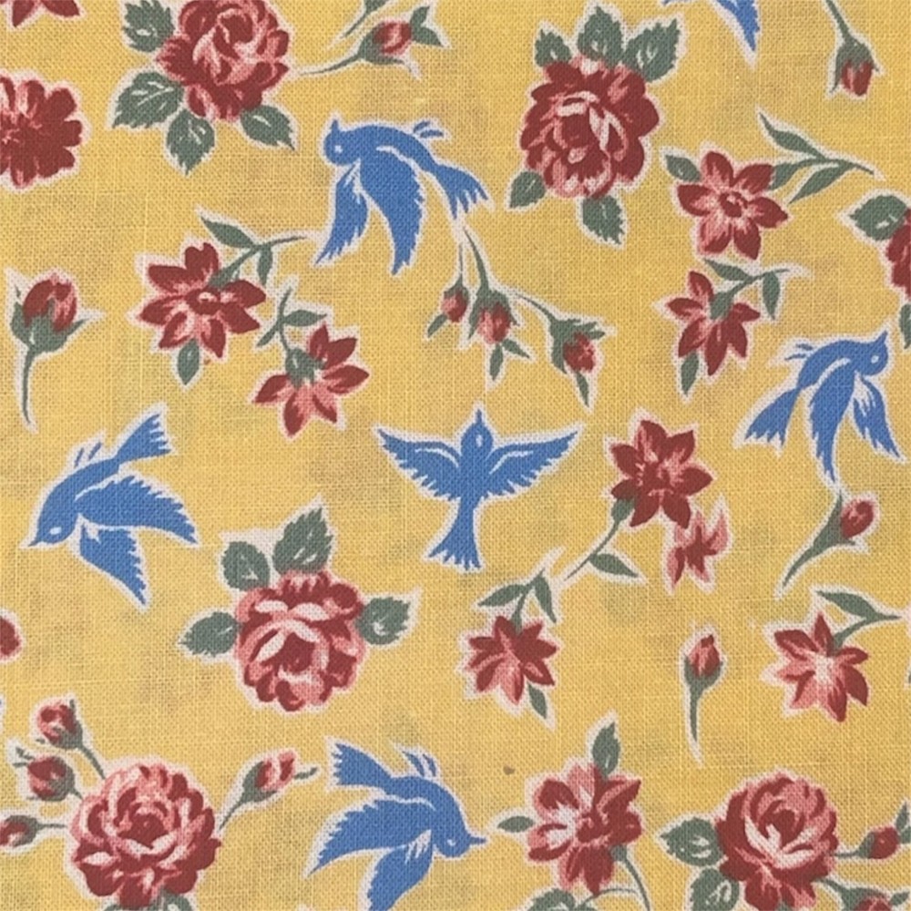 3 Yds Cherry Berry Chickens by Sharon Yenter for In The Beginning fabrics ©2000