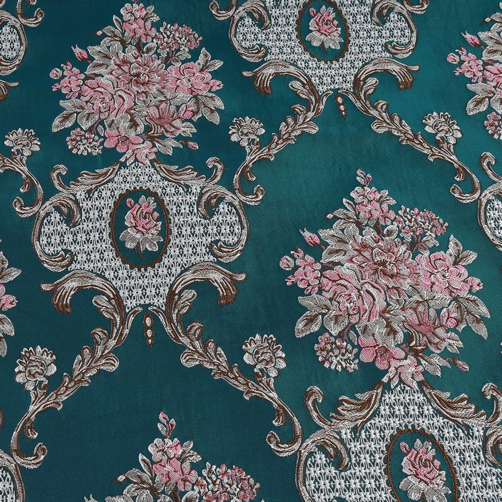 Classic Brocade Jacquard Upholstery Fabric Damask, for Sofa Chair Reupholster…