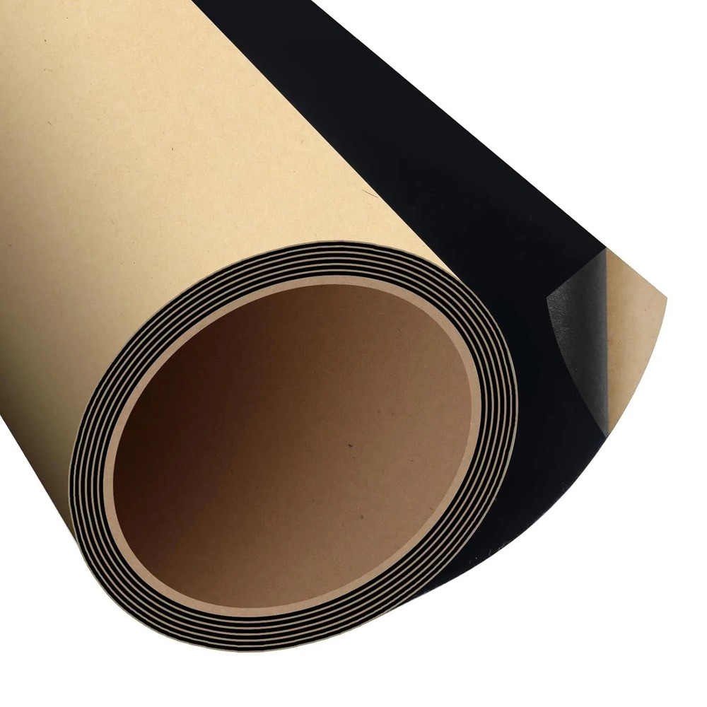 Self Adhesive Felt Sheets, Black Felt Sheet with Adhesive Backing, 14.6 x 39.4 I