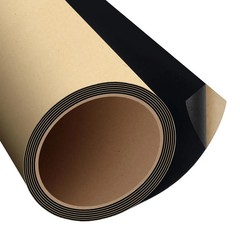 Self Adhesive Felt Sheets, Black Felt Sheet with Adhesive Backing, 14.6 x 39.4 I