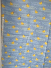 Fabric Traditions- Challis Roos Ducks Swimming In Pond VTG 2011 30″X44 NEW