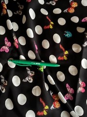 Authentic Top Italian designer Luxury dress fabric. Made in Italy. pure silk