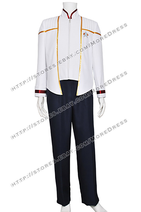 Cosplay Costume Fits Star Trek Insurrection Nemesis Coat Mess Uniform Outfit