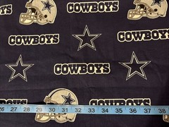 Dallas Cowboys Football Cotton Fabric 1 Yard X 58″ Wide NFL 2008 (F)