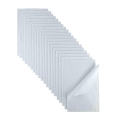 White Felt Fabric Soft Felt Sheets for Crafts 8″x12″ 20Pcs 1.4mm