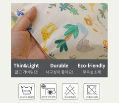 TPU Laminated Cotton Fabric by the yard Non-Toxic Coated Waterproof Fabric W43″
