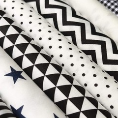 7pcs Quilting Fabric 18″ x 22″ 100% Cotton Craft Fabric Bundle Squares Fat Qu…