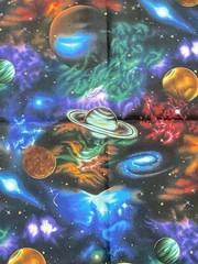 STARGAZERS Space PLANETS Cotton Fabric by Robert Kaufman 1 yd