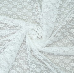5/10/20/30/40/50 YD Lace Fabric Floral Swag Craft DIY Wedding Backdrop-FREE SHIP