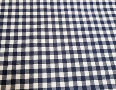 Robert Kaufman Fabric Sevenberry Navy and White Gingham check 36″x43″