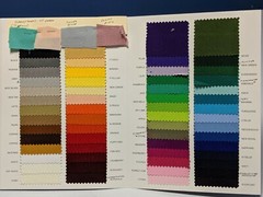 Gabardine Tropical by yard 60 to 63″ wide, 57 colors, machine washable