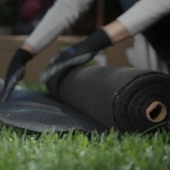 Eco-Conscious 3ft x 50ft Landscape Fabric – Durable Weed Barrier for Garden