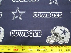 DALLAS COWBOYS NFL 58″ WIDE 100% COTTON 1/2 YARD PIECE BRAND NEW DESIGN