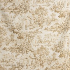 Toile de Jouy Various Colors by the Metre | Height 280cm | 100% Cotton
