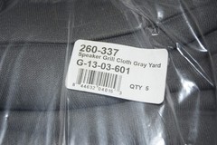 5 Yards of Speaker Grill Cloth Stereo Mesh Fabric Breathable Audio Cloth – Gray