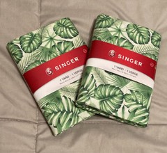 Singer 1yd Ringspun 100% Cotton 36”L x 44” W Quilting Sewing Crafts Precut New