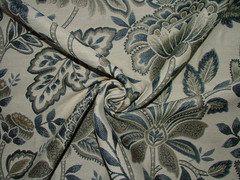 iLiv Woven Jacquard Fabric 1.3 Metres Clara Royal FR Cushion Curtain Upholstery