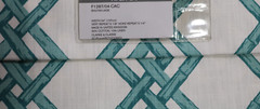 Clarke & Clarke Fabric Remnant 25″x33″ Bhutan: Color, Jade UK Cotton Linen
