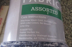 2 yards Stone Harbor Fabric Stretch Knit Stone Harbor Blue white