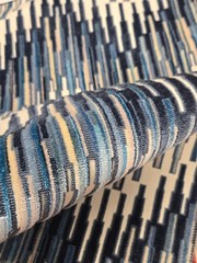 Pindler Hamilton fabric Dixie Hill blue cut velvet