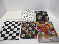 Cotton Fabric Bundle 18 Pieces Assorted Sizes Crafts Quilting Read