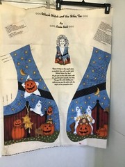 Leslie Beck Cotton Halloween Vest Fabric Panel Cranston Print YOU SEW Adult S-L