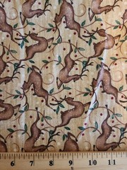 100% cotton reindeer fabric 42″ x 1-3/8 yards