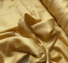 Goldenrod Yellow 100% Silk Twill Fabric 12mm weight