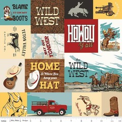 Flannel Cowboys Cowboy Multi Fabric