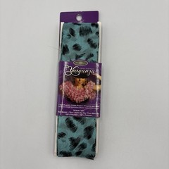 Sullivans Fashion Scarf Fabric Yorganza Blue Leopard 1 Ball Project Craft DIY