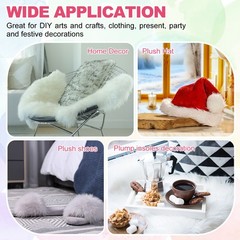 Watermelon Red Faux Fur, 59” x 2” for Rotary Cutter