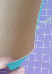 CORK FABRIC from Portugal NEW 14″ x 18″ sheet TURQUOISE backed FAUX LEATHER
