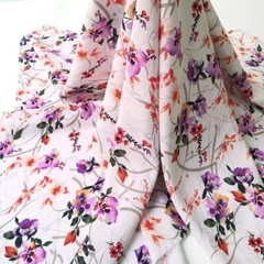 1yard X1.4meter Retro Dress Fabric Floral Viscose Rayon Material Soft Breathable