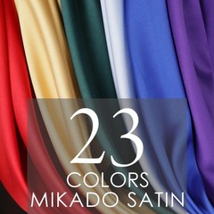 Red Mikado Satin 58/60″ Wide Fabric By the Yard 190