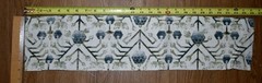 Zak+Fox KHOTAN — Indigo & Green Cotton/Linen Print Fabric LOT 16 LARGE REMNANTS