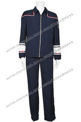 Costume Fits Star Trek Enterprise Admiral Cosplay Jacket Pants Uniform Outfit