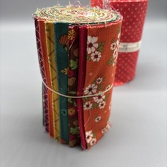 Moda Fabric – Large Lot Of Jelly Roll Assorted Fabric Colors