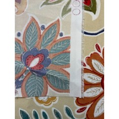 Richloom Floral Outdoor Fabric Remnant 18×72 Printed Polyester Pillow Material