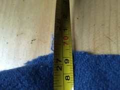 Vintage Blue Wool Herringbone Fabric Remnant Lot – Woven Suiting 1lb 7oz